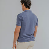 POLO BÁSICO REGULAR FIT AZUL