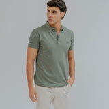 POLO BÁSICO REGULAR FIT VERDE