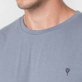CAMISETA BÁSICA CELESTE