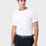 CAMISETA ESTRUCTURA RIBETE BICOLOR