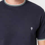 CAMISETA ESTRUCTURA RIBETE BICOLOR