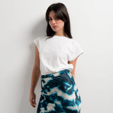 SAIA MIDI ACETINADA TIE-DYE