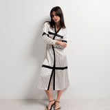 VESTIDO HELENA CAMISEIRO ÀS RISCAS