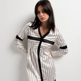 VESTIDO HELENA CAMISEIRO ÀS RISCAS