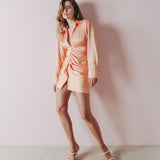 VESTIDO MINI SATINADO