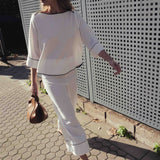 CALÇA CULOTTE BRANCA COM VIVOS EM CONTRASTE