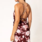 VESTIDO HELENA ACETINADO ESTAMPADO