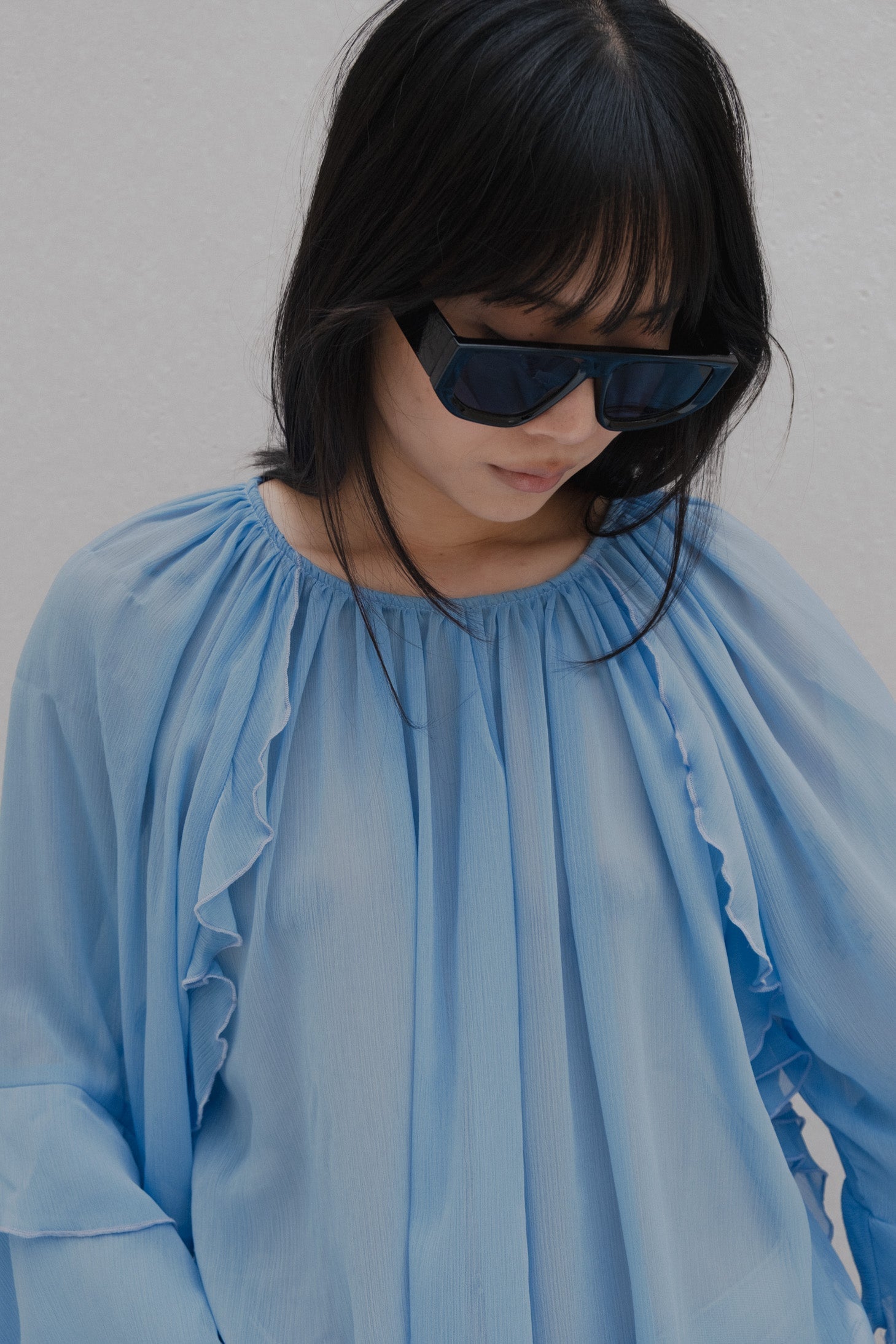 BLUSA FOLHOS AZUR