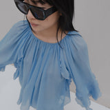 BLUSA FOLHOS AZUR