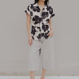CAMISA NUDO ESTAMPADA