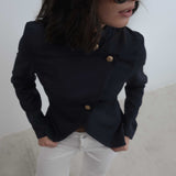 CHAQUETA CRUZADA BOTONES