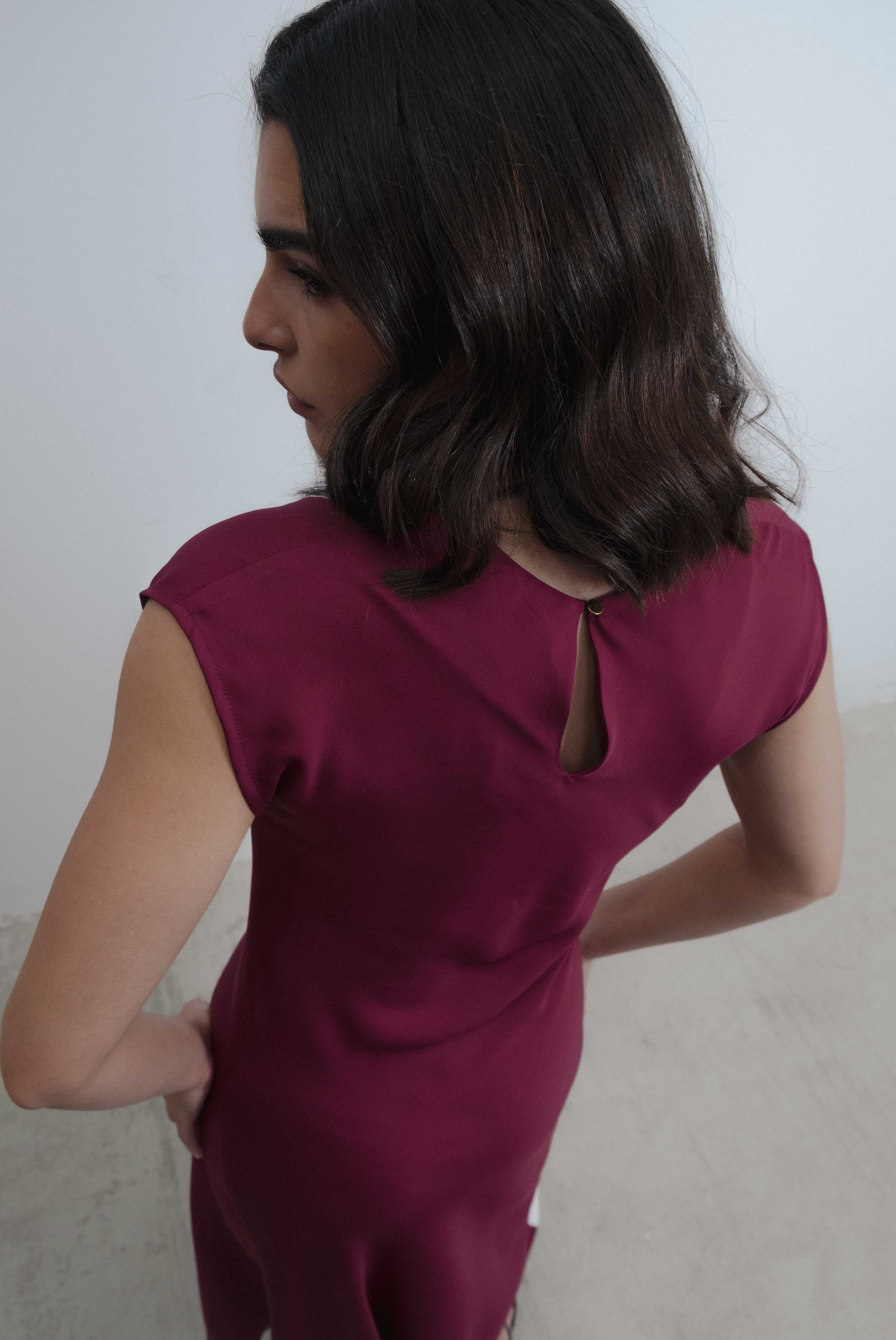 VESTIDO MIDI AURA COMBINADO