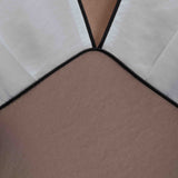 VESTIDO SATINADO VIVOS CONTRASTE