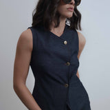 SAIA LARA EFEITO DENIM