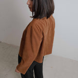 CHAQUETA CORTA EFECTO ANTE