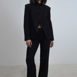 BLAZER DE GOLA RECTA