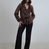 BLUSA GOLD VOLANTES