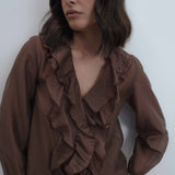 BLUSA GOLD VOLANTES