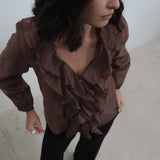 BLUSA GOLD VOLANTES