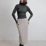 FALDA MIDI DENIM
