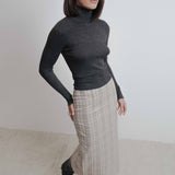 FALDA MIDI DENIM