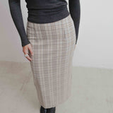 FALDA MIDI DENIM