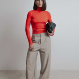 CAMISOLA GOLA ALTA CORAL