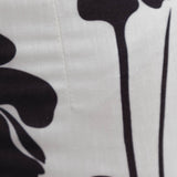 CALÇA CULOTTE FLORAL EM CONTRASTE