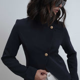 CHAQUETA CRUZADA BOTONES