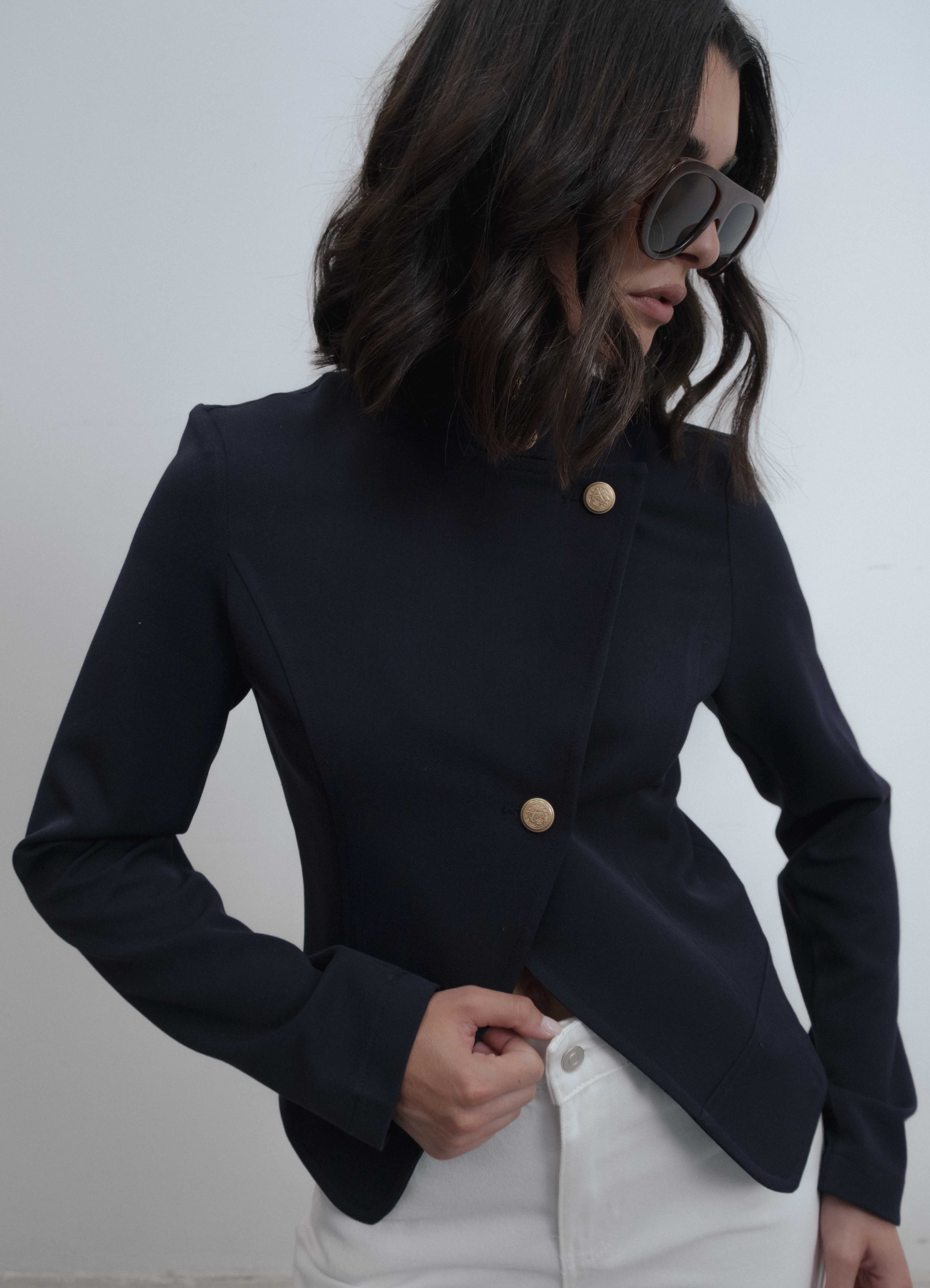 CHAQUETA CRUZADA BOTONES