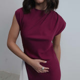 VESTIDO MIDI AURA COMBINADO