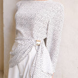 BLUSA CELINE DORADO
