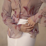 CAMISA ÍRIS SEMITRANSPARENT