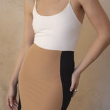 VESTIDO COLOR BLOCK