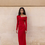 VESTIDO RUBI ASIMETRICO
