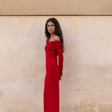 VESTIDO RUBI ASIMETRICO