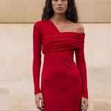 VESTIDO RUBI ASIMETRICO