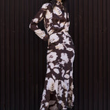 SAIA COMPRIDA FLORAL
