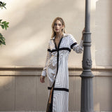 VESTIDO HELENA CAMISEIRO ÀS RISCAS