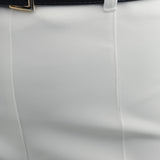CALÇA CULOTTE BRANCA COM CINTO
