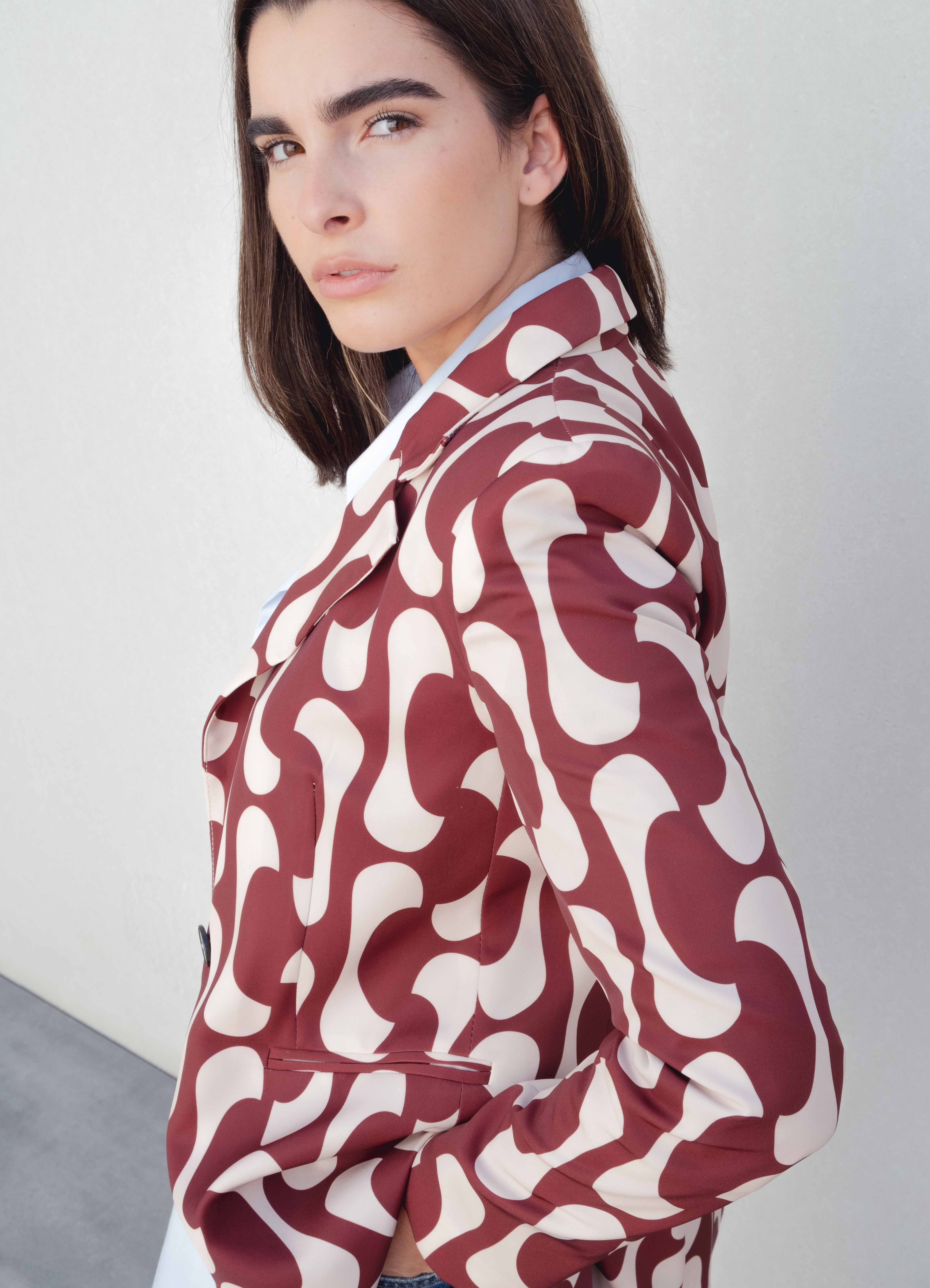BLAZER ESTAMPADO RETRO