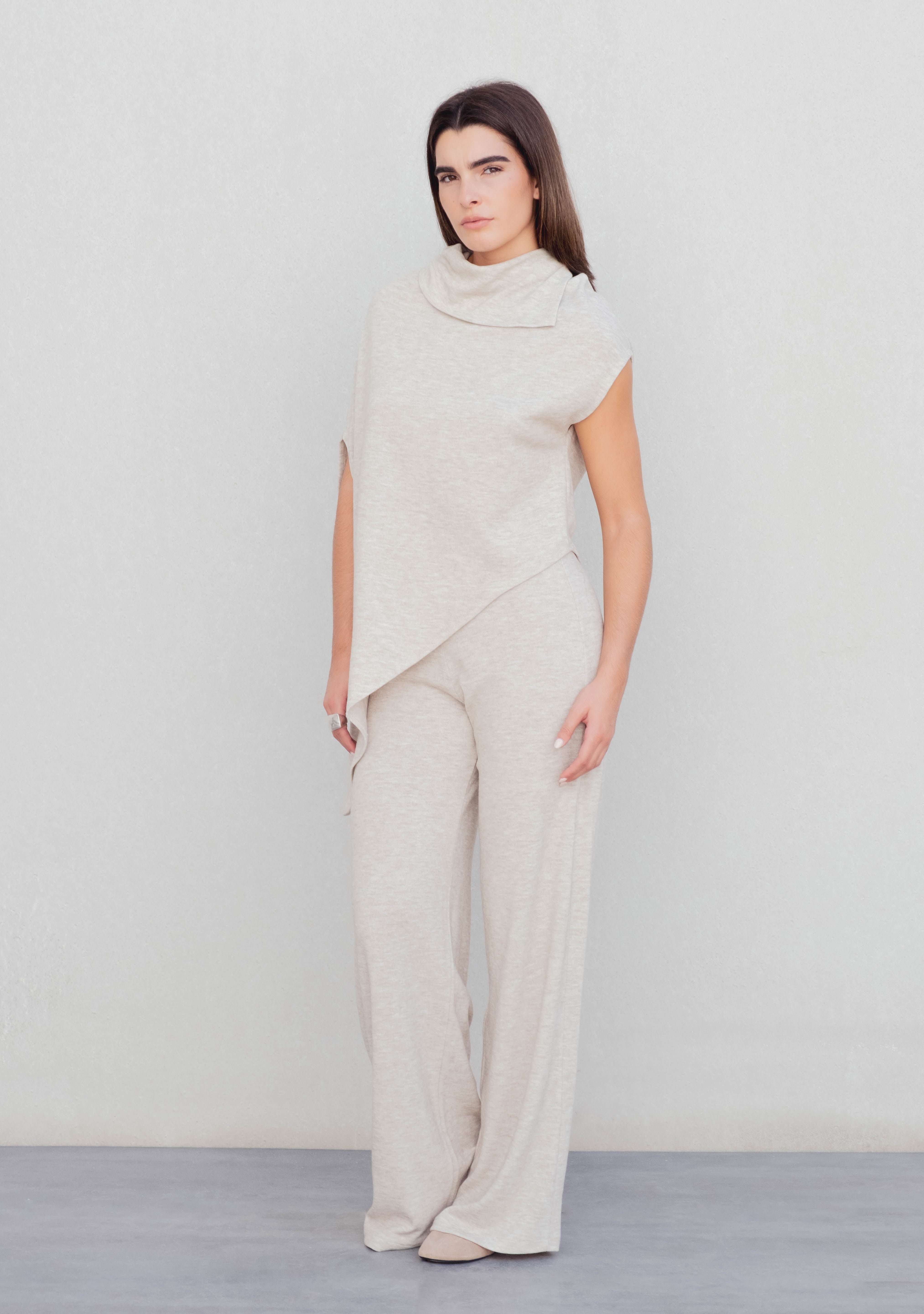 CAMISOLA DE TRICÔ ESTILO CAPA
