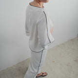 BLUSA VIVOS CONTRASTE
