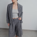 BLAZER ESTRUCTURA CRUZADA CROPPED