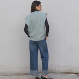 COLETE MILA DE MALHA OVERSIZED