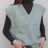 COLETE MILA DE MALHA OVERSIZED