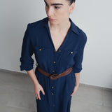 VESTIDO YURA ÉBANO ALFAIATARIA