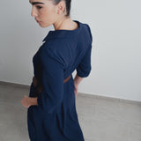 VESTIDO YURA ÉBANO ALFAIATARIA
