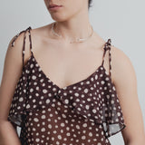 TOP CELESTE VOLANTE
