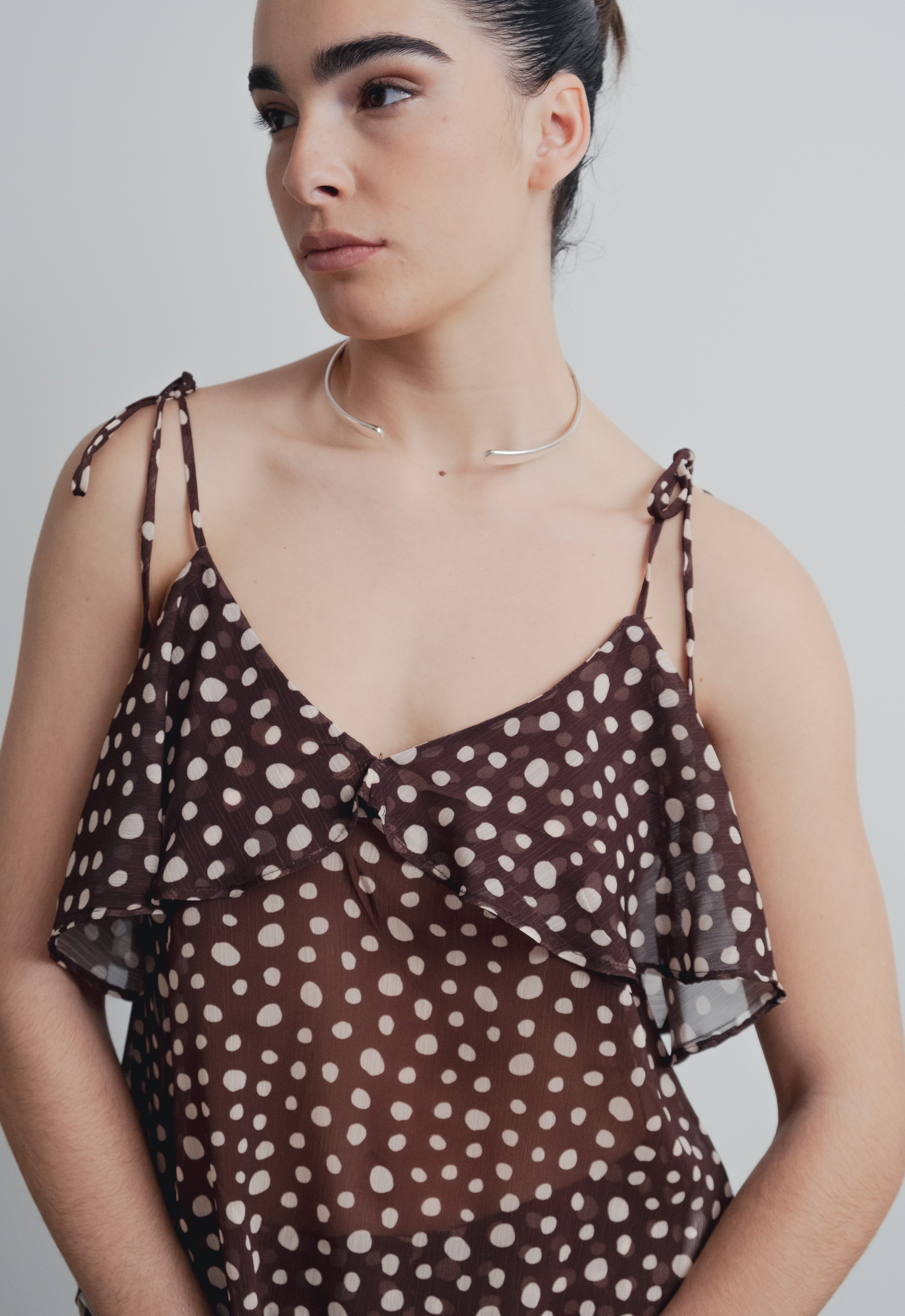 TOP CELESTE VOLANTE